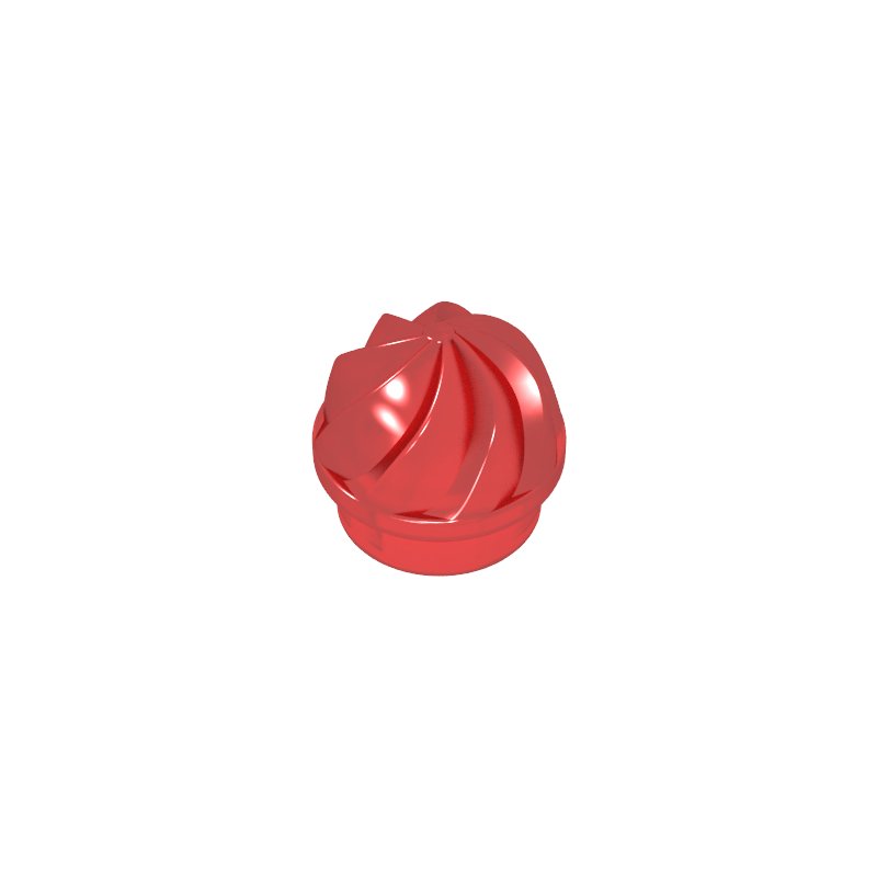 GDS-90501 - Plate Round 1 x 1 Swirled Top