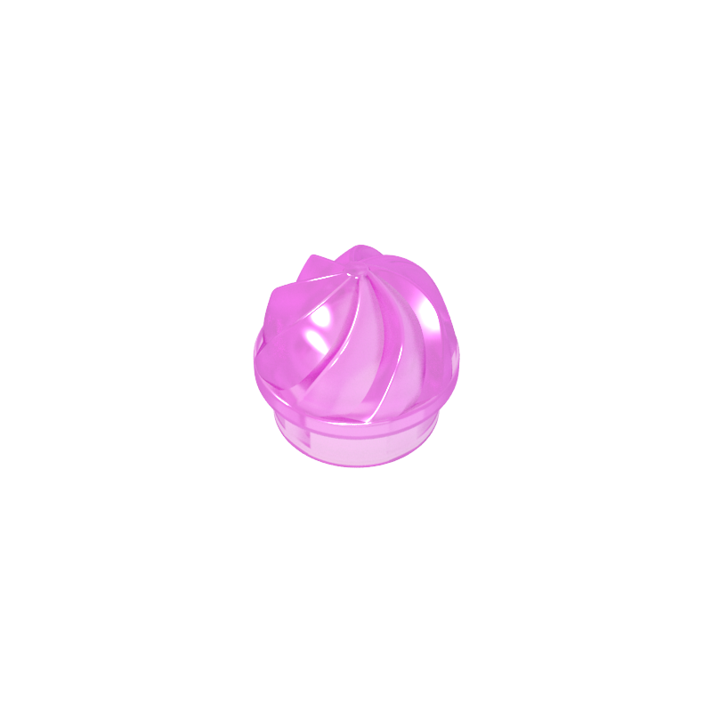 GDS-90501 - Plate Round 1 x 1 Swirled Top