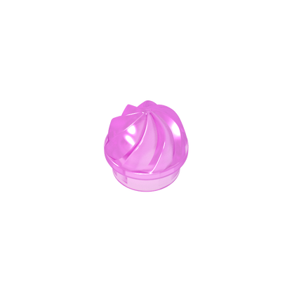 GDS-90501 - Plate Round 1 x 1 Swirled Top