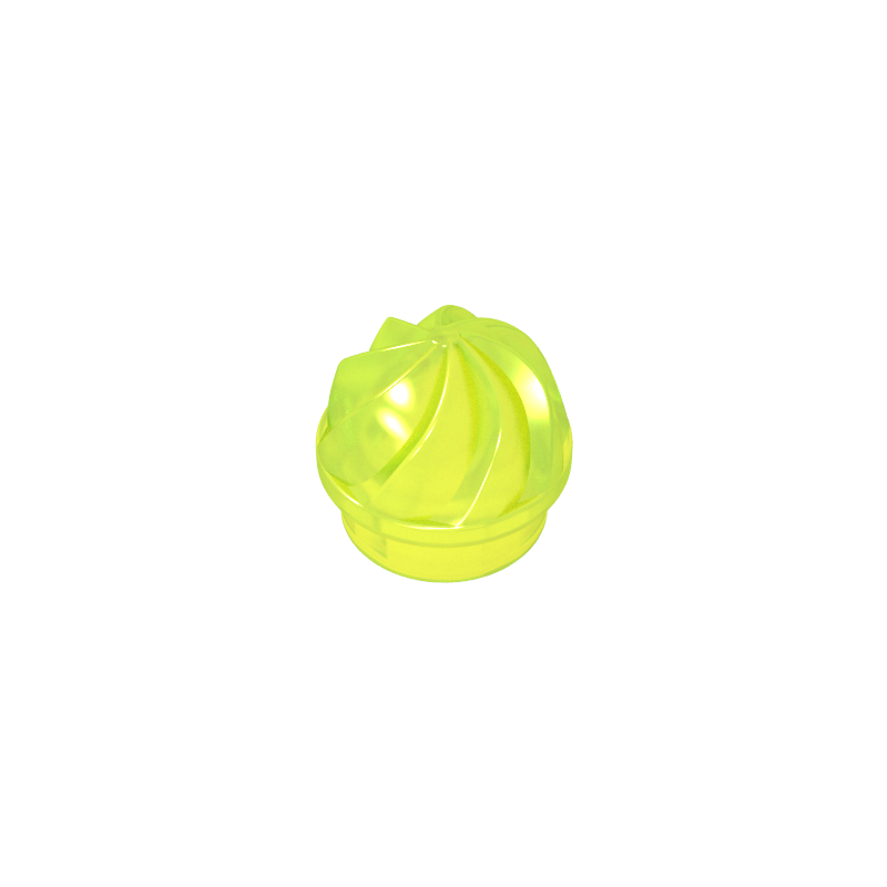 GDS-90501 - Plate Round 1 x 1 Swirled Top