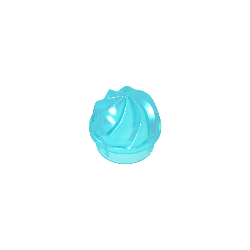 GDS-90501 - Plate Round 1 x 1 Swirled Top