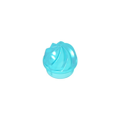 GDS-90501 - Plate Round 1 x 1 Swirled Top