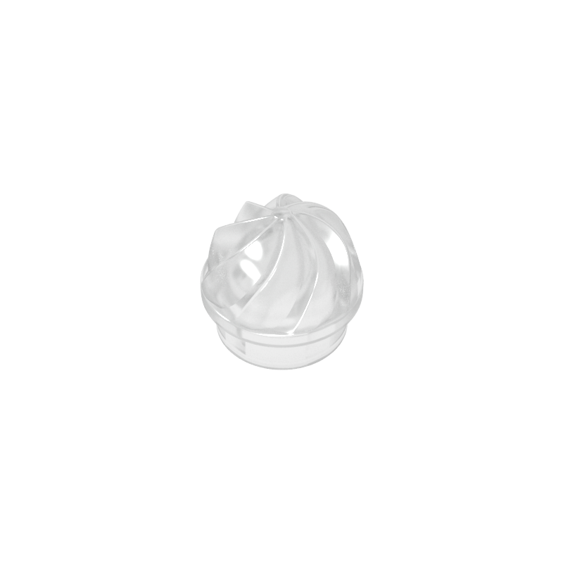 GDS-90501 - Plate Round 1 x 1 Swirled Top