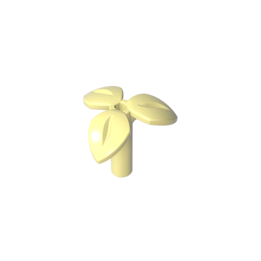 GDS-90503 - Plant, Stem with 3 Leaves and Bottom Pin