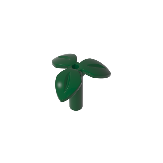 GDS-90503 - Plant, Stem with 3 Leaves and Bottom Pin