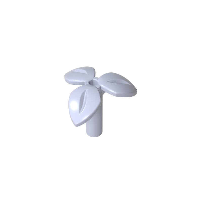 GDS-90503 - Plant, Stem with 3 Leaves and Bottom Pin