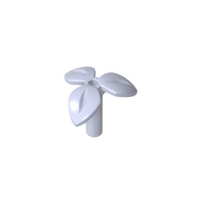 GDS-90503 - Plant, Stem with 3 Leaves and Bottom Pin