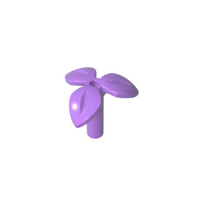 GDS-90503 - Plant, Stem with 3 Leaves and Bottom Pin
