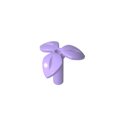 GDS-90503 - Plant, Stem with 3 Leaves and Bottom Pin