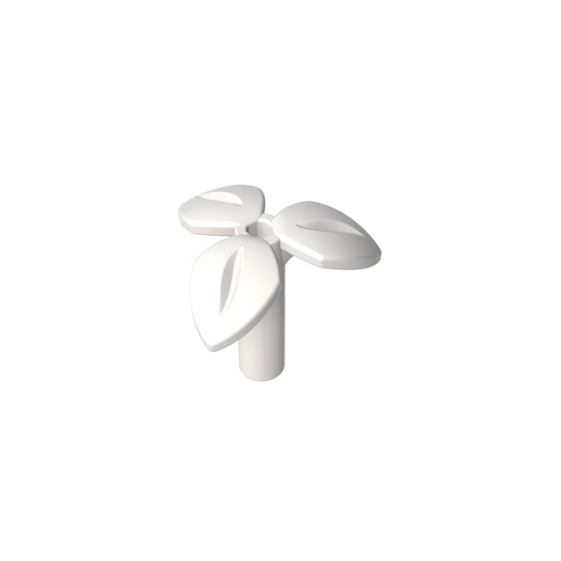 GDS-90503 - Plant, Stem with 3 Leaves and Bottom Pin