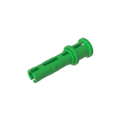 GDS-923 - Technic Pin Long with Friction Ridges Lengthwise and Stop Bush [Ridge Near Rim]
