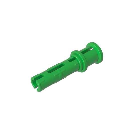 GDS-923 - Technic Pin Long with Friction Ridges Lengthwise and Stop Bush [Ridge Near Rim]