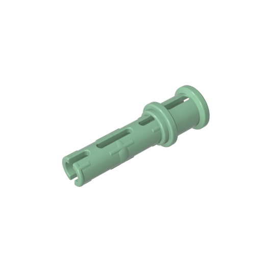 GDS-923 - Technic Pin Long with Friction Ridges Lengthwise and Stop Bush [Ridge Near Rim]