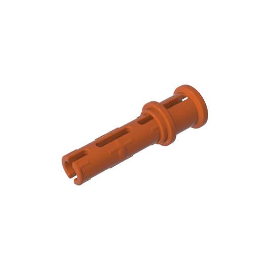 GDS-923 - Technic Pin Long with Friction Ridges Lengthwise and Stop Bush [Ridge Near Rim]