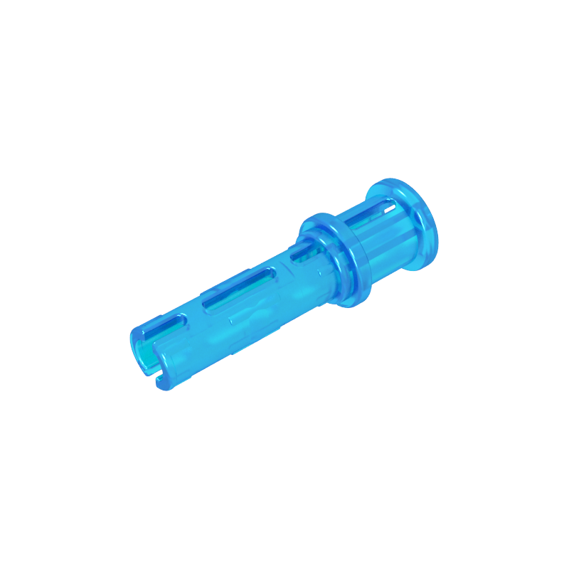 GDS-923 - Technic Pin Long with Friction Ridges Lengthwise and Stop Bush [Ridge Near Rim]