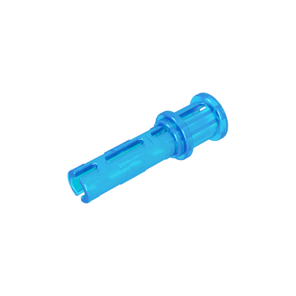 GDS-923 - Technic Pin Long with Friction Ridges Lengthwise and Stop Bush [Ridge Near Rim]