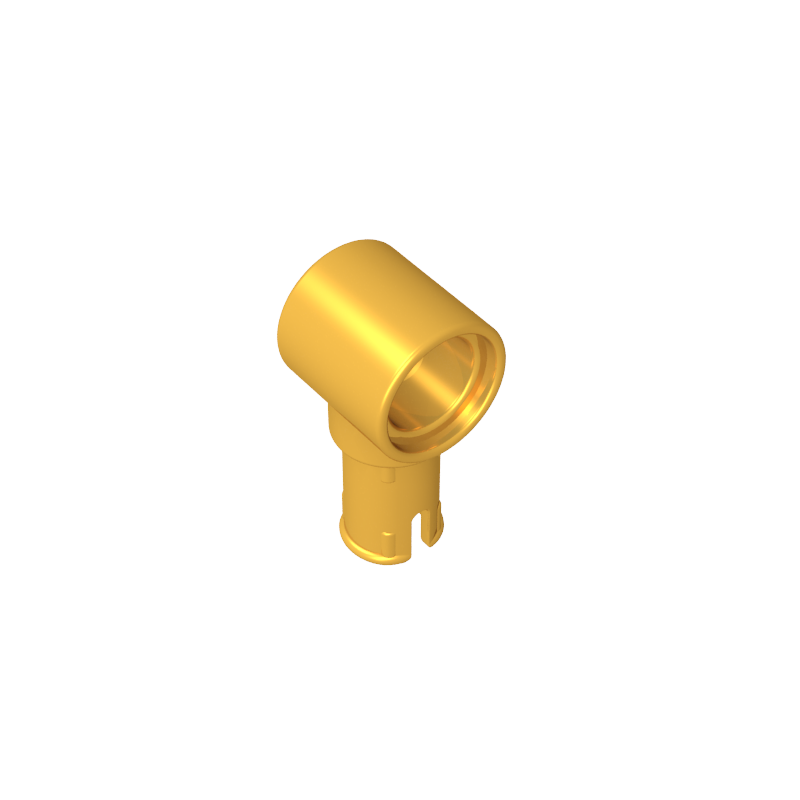 GDS-925 - Technic Pin Connector Hub with 1 Pin with Friction Ridges Lengthwise
