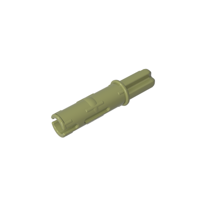 GDS-929 - Technic Axle Pin 3L with Friction Ridges Lengthwise and 1L Axle