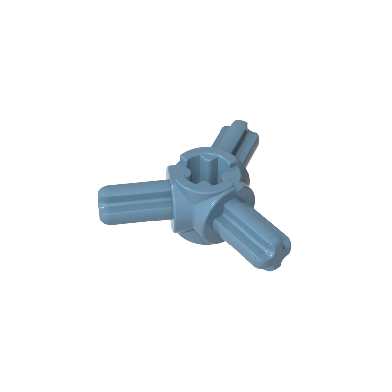 GDS-933 - Technic Axle Connector Hub with 3 Axles at 120 Degrees