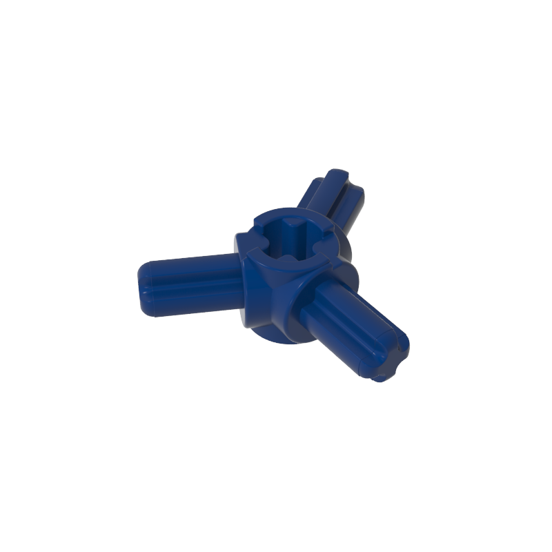 GDS-933 - Technic Axle Connector Hub with 3 Axles at 120 Degrees