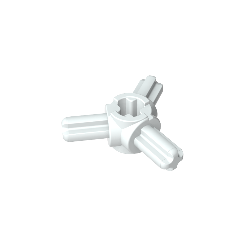 GDS-933 - Technic Axle Connector Hub with 3 Axles at 120 Degrees
