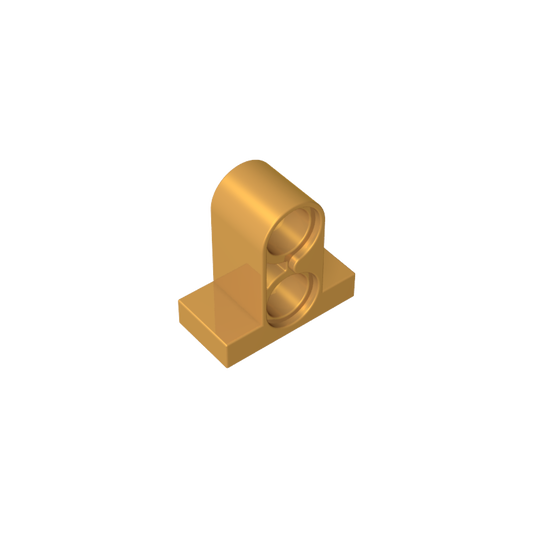 GDS-937 - Technic Pin Connector Plate 1 x 2 x 1 2/3 [Two Holes On Top]