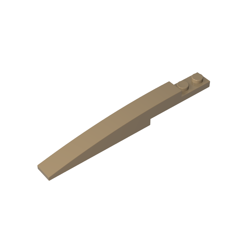 GDS-950 - Brick Curved 10 x 1 [Asymmetric Inside Ridges]