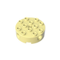 GDS-951 - Brick Round 4 x 4 with 4 Side Pin Holes and Center Axle Hole