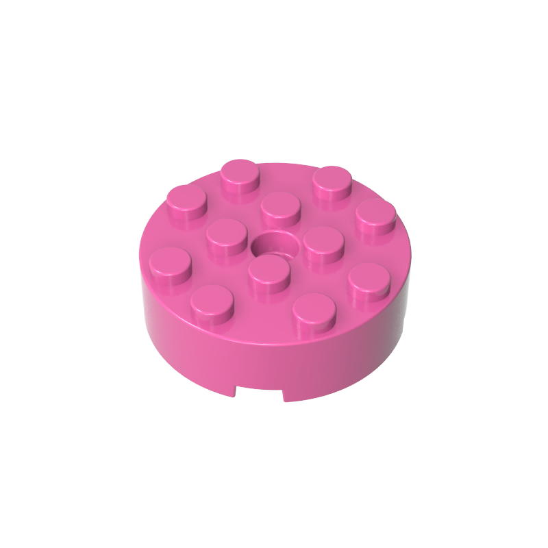 GDS-952 - Brick Round 4 x 4 [Centre Hole]