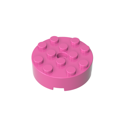 GDS-952 - Brick Round 4 x 4 [Centre Hole]