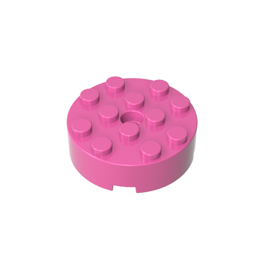 GDS-952 - Brick Round 4 x 4 [Centre Hole]