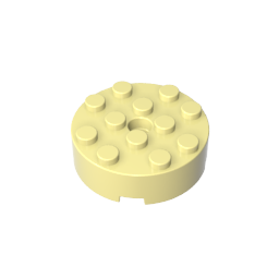 GDS-952 - Brick Round 4 x 4 [Centre Hole]