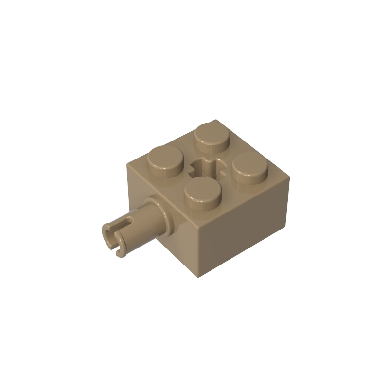 GDS-953 - Brick Special 2 x 2 with Pin and Axle Hole