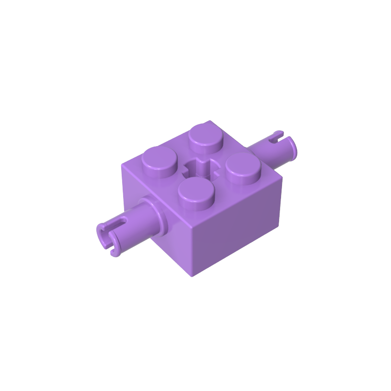 GDS-954 - Brick Special 2 x 2 with 2 Pins and Axle Hole