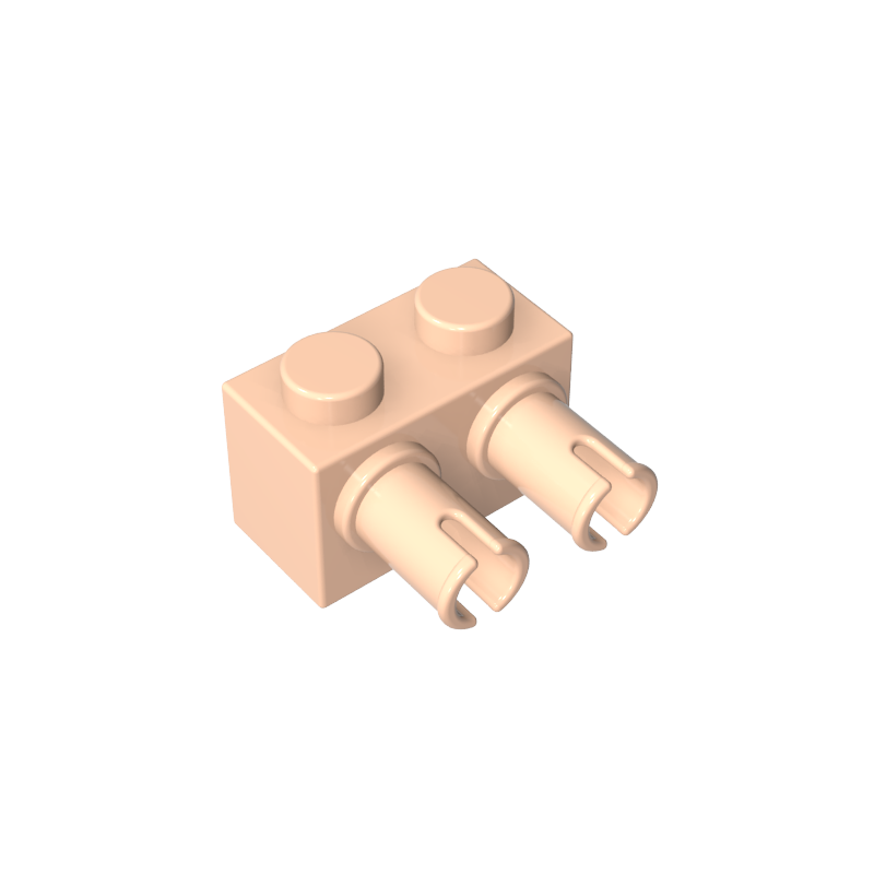 GDS-957 - Brick Special 1 x 2 with 2 Pins