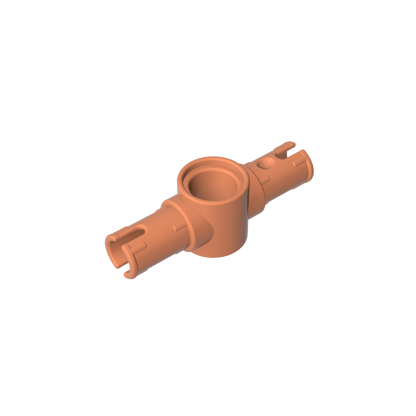 GDS-959 - Technic Pin Connector Hub with 2 Pins with Friction Ridges Lengthwise [Big Squared Pin Holes]