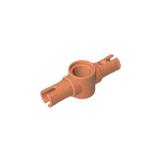 GDS-959 - Technic Pin Connector Hub with 2 Pins with Friction Ridges Lengthwise [Big Squared Pin Holes]