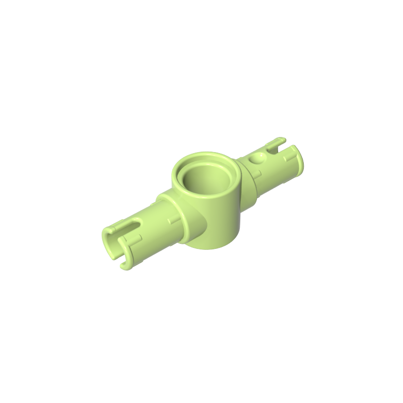 GDS-959 - Technic Pin Connector Hub with 2 Pins with Friction Ridges Lengthwise [Big Squared Pin Holes]