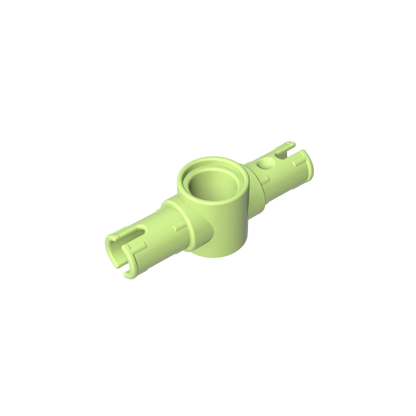 GDS-959 - Technic Pin Connector Hub with 2 Pins with Friction Ridges Lengthwise [Big Squared Pin Holes]