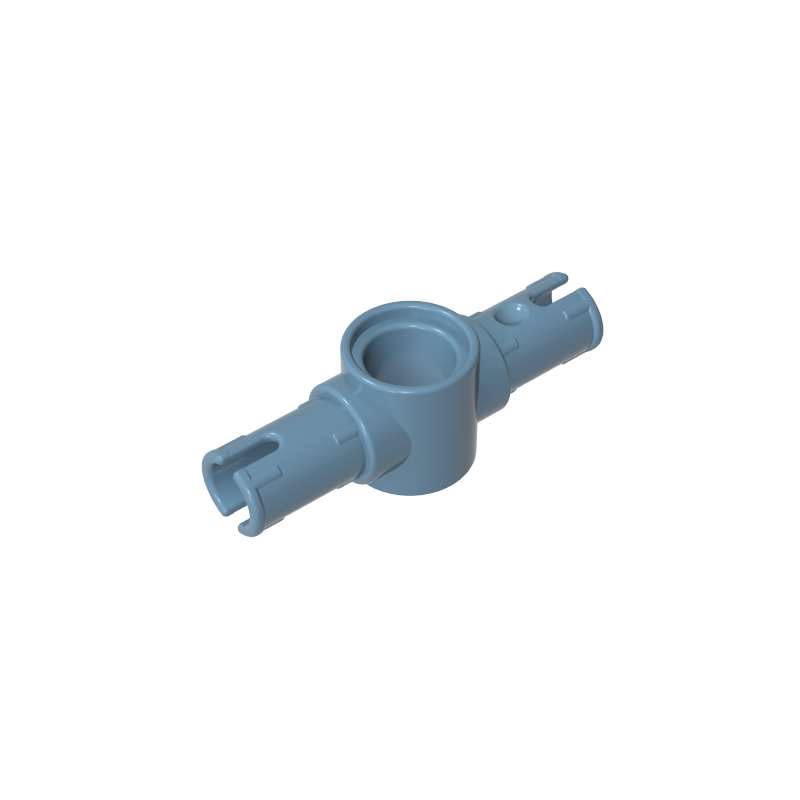 GDS-959 - Technic Pin Connector Hub with 2 Pins with Friction Ridges Lengthwise [Big Squared Pin Holes]
