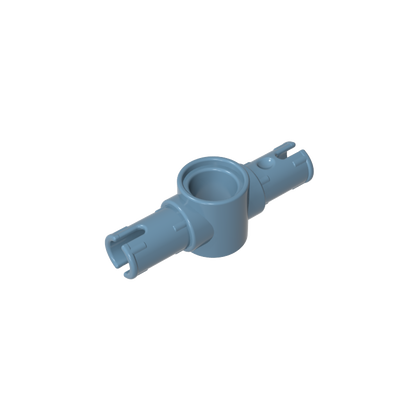 GDS-959 - Technic Pin Connector Hub with 2 Pins with Friction Ridges Lengthwise [Big Squared Pin Holes]