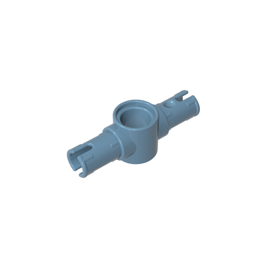 GDS-959 - Technic Pin Connector Hub with 2 Pins with Friction Ridges Lengthwise [Big Squared Pin Holes]