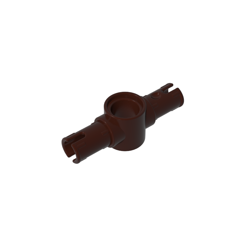 GDS-959 - Technic Pin Connector Hub with 2 Pins with Friction Ridges Lengthwise [Big Squared Pin Holes]