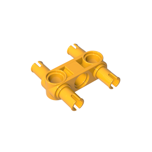 GDS-960 - Technic Pin Connector Hub Perpendicular 3L with 4 Pins