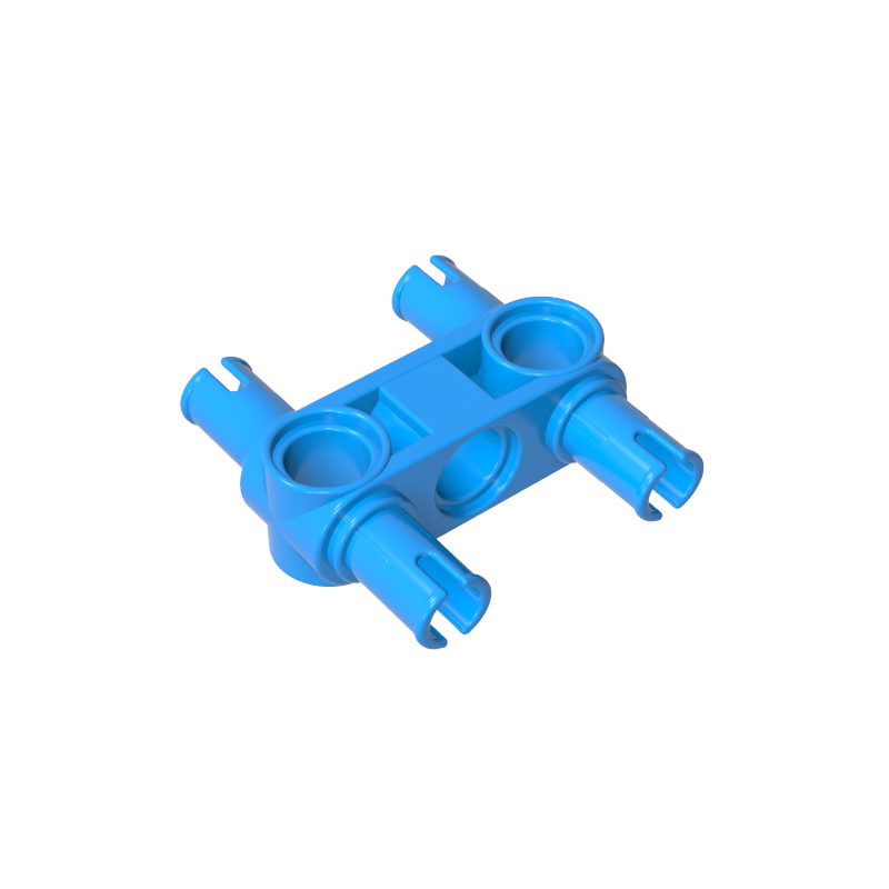 GDS-960 - Technic Pin Connector Hub Perpendicular 3L with 4 Pins