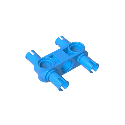 GDS-960 - Technic Pin Connector Hub Perpendicular 3L with 4 Pins