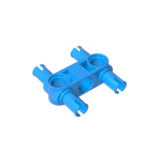 GDS-960 - Technic Pin Connector Hub Perpendicular 3L with 4 Pins