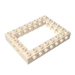 GDS-974 - Technic Brick 6 x 8 with Open Center 4 x 6