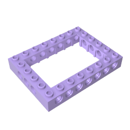 GDS-974 - Technic Brick 6 x 8 with Open Center 4 x 6