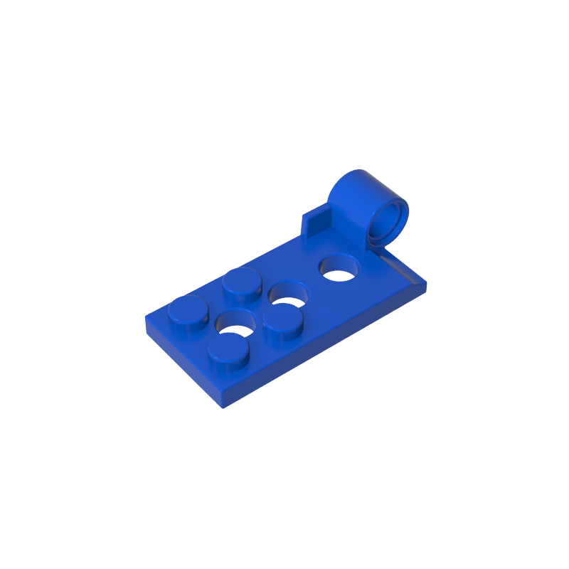 GDS-975 - Hinge Plate 2 x 4 with Pin Hole - Bottom